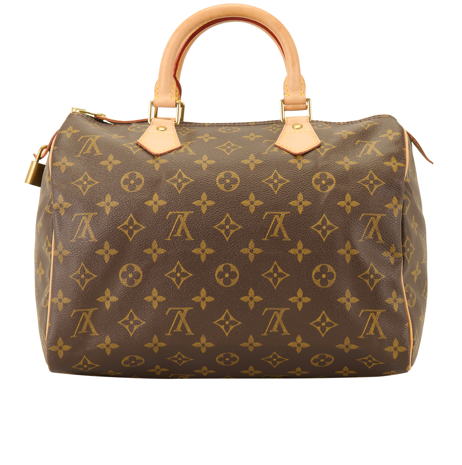 Speedy 30, &pound;850, Handbags, Brown, Leather, Back view